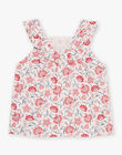 Blouse nude à imprimé fleuri FLUBOBETTE / 23E2PFQ1CHED319