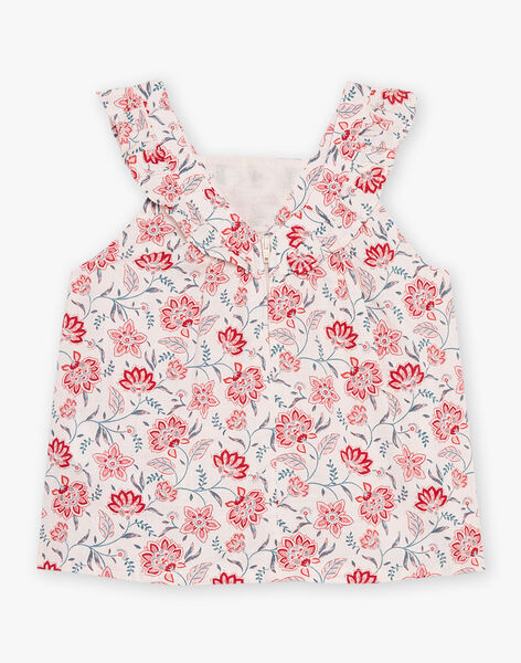 Blouse nude à imprimé fleuri FLUBOBETTE / 23E2PFQ1CHED319