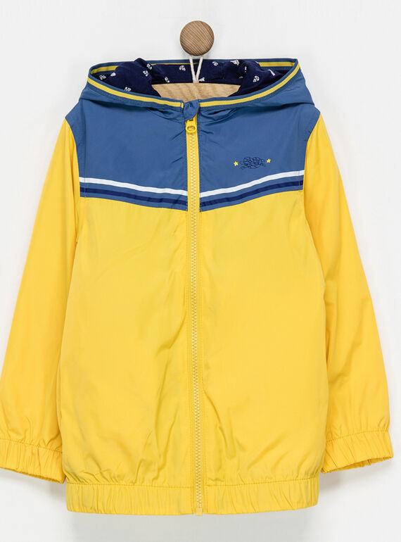 Blouson bicolore à capuche NABLOUFAGE / 18E3PGF2BLO010