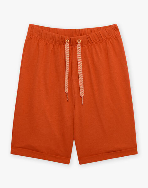 Pyjama écru et rouge à imprimé savane FLODRAGE / 23E5PG35PYJ001