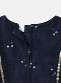 Robe marine en tulle  LEIROBETTE / 24H2PFT1ROBC243