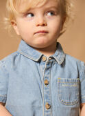 Chemise manches courtes denim MAMAX / 25E1BGK1CHMP272
