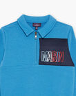 Sweat Marin bleu à col zippé FOVARAGE / 23E3PGC1SWE201
