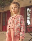 Bomber rose pâle à fleurs FITEDETTE / 23E2PFD1CARD318