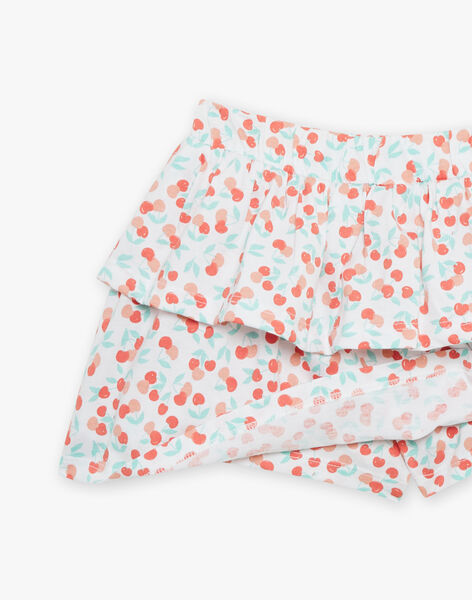 Débardeur et jupe short rouge et bleu en jersey FRUVETTE / 23E2PFU2ENSF507
