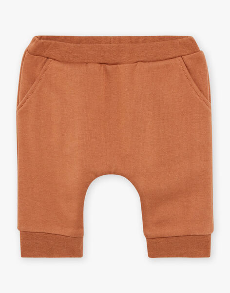 Ensemble haut écru, pantalon et chausettes caramel FORTUNATO / 23E0CM61ENS817