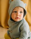 Gilet epais en mailles vert d'eau DADEAN / 22H1BGD2GIL631
