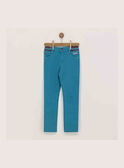 Pantalon turquoise RERIFAGE / 19E3PGD1PAN202