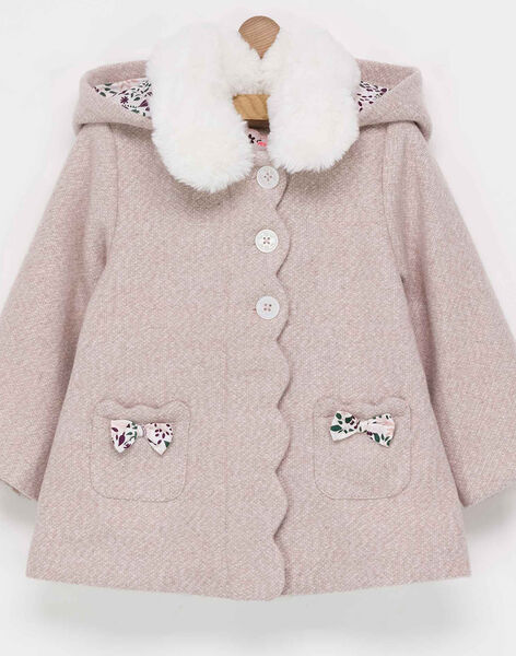 Manteau Rose Plus De Bebe Sergentmajor
