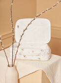 Valise de naissance écrue en tubique LOWEN / 24H0AM11TRN001