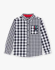 Chemise blanches à carreaux FECHEMAGE / 23E3PGB1CHMC243