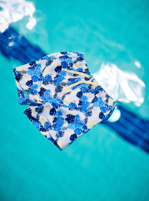 Short de plage imprimé feuilles bébé garçon CILEO / 22E4BGO1MAI701