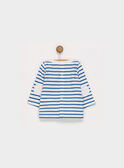 Tee shirt manches longues blanc PAOCTAVE / 18H1BGK1TML001