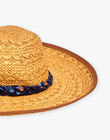 Chapeau de paille beige FLYGRETTE / 23E4PFR1CHA080