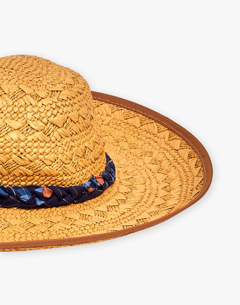 Chapeau de paille beige FLYGRETTE / 23E4PFR1CHA080