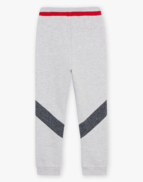 Jogging gris souris à empiècements bleu chiné FRIMOUAGE2 / 23E3PGJ4JGB943