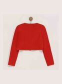 Cardigan rouge RAFULIETTE / 19E2PFC1CARF505