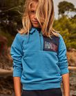 Sweat Marin bleu à col zippé FOVARAGE / 23E3PGC1SWE201