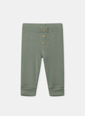 Legging vert sauge Bébé Garçon NAFRANCK / 25H1BGS2LGG610