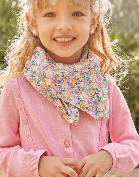 Foulard écru à imprimé fleuri FLEPETTE / 23E4PFS1ECH001