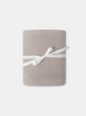 Couverture en tricot NORMAND / 25H0AM21D4PI814