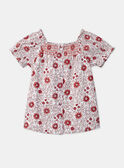 Robe à smock fleuri MALAURENE / 25E1BFJ2ROB001