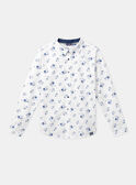 Chemise écrue à imprimé musical LEPRINAGE / 24H3PGJ1CHM000