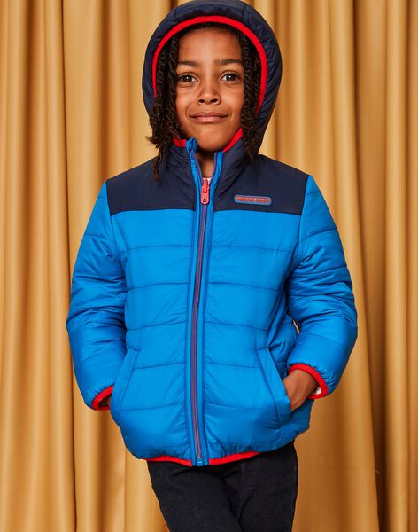 Veste réversible à capuche bleue DIDOUNAGE / 22H3PGV1GIPC238
