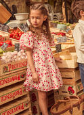 Robe imprimé fleuri à manches volantes Fille NEROBETTE / 25H2PFK2ROB001