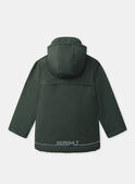 Parka vert sapin Garçon NINUPAGE / 25H3PGE1PARG633