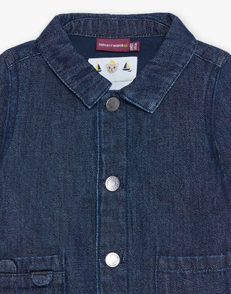 Veste bleue en jean à animation oreilles 3D FILEON / 23E1BG52VESP269