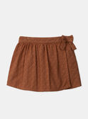 Jupe short broderie anglaise MLORUPETTE / 25E2PFP1JPSI814