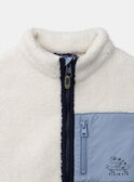 Gilet blanc en moumoute sans manches Garçon NUSHERPAGE / 25H3PGQ1GTV009