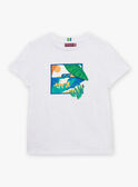 T-shirt écru à manches courtes FLEFROGAGE / 23E3PGS3TMC001
