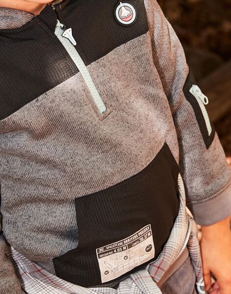 Gilet à capuche à motif fusée DUPOLAGE / 22H3PGZ1SWEJ908