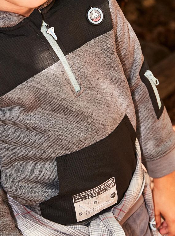 Gilet à capuche à motif fusée DUPOLAGE / 22H3PGZ1SWEJ908