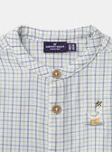 Chemise à carreaux et broderie oie Bébé Garçon NAKYLIAN / 25H1BGQ1CHM009