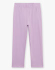Pyjama deux pièces violet pâle en coton avec cape tête de licorne FLOPOETTE 3 / 23E5PF41PYT326