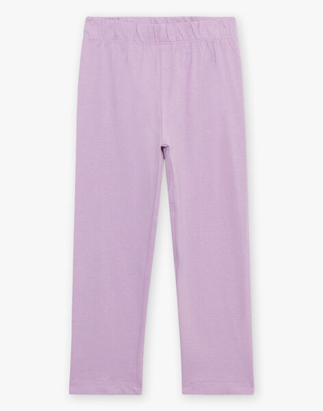 Pyjama deux pièces violet pâle en coton avec cape tête de licorne FLOPOETTE 3 / 23E5PF41PYT326