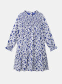 Robe à smock fleurie MESMOKETTE / 25E2PF81ROBC238