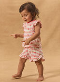 Ensemble tshirt et short rayés MIYAELLE / 25E1BFS1ENS001