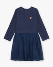 Robe bimatière bleu marine DROFALETTE 1 / 22H2PF82ROB622