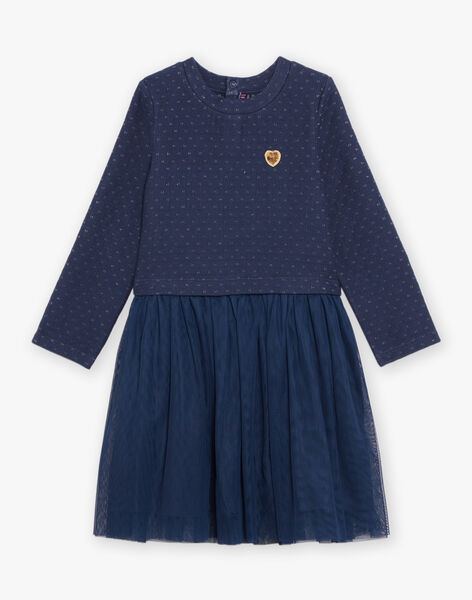 Robe bimatière bleu marine DROFALETTE 1 / 22H2PF82ROB622
