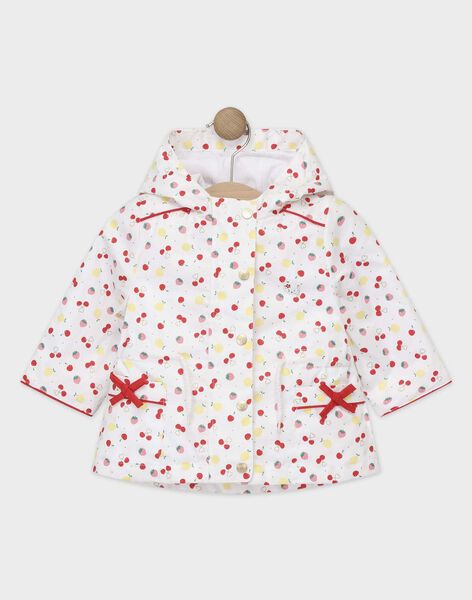 Parka 3 En 1 Ecru Motif Fruits Bebe Fille Bebe Fille Bebe Sergentmajor