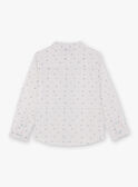 Chemise blanche manches longues retroussables enfant garçon TYWOLAGE / 20E3PGZ2CHM000