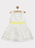 Robe blanche RYEVIETTE / 19E2PFS1ROB001