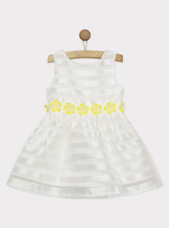 Robe blanche RYEVIETTE / 19E2PFS1ROB001