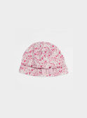 Bonnet de naissance à fleurs PADME / 18H0AF11BNA320