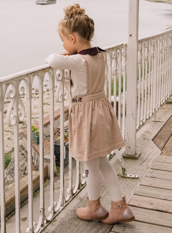 Robe tablier en velours DULCINETTE / 22H2PFR1CHS801