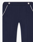 Pantalon bleu marine en milano DROMILETTE 2 / 22H2PFQ2PANC214